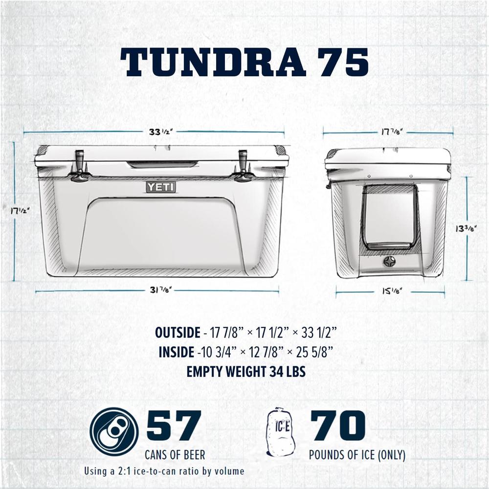 YETI TUNDRA 75 COOLER PORTÁTIL | BEIGE - 2
