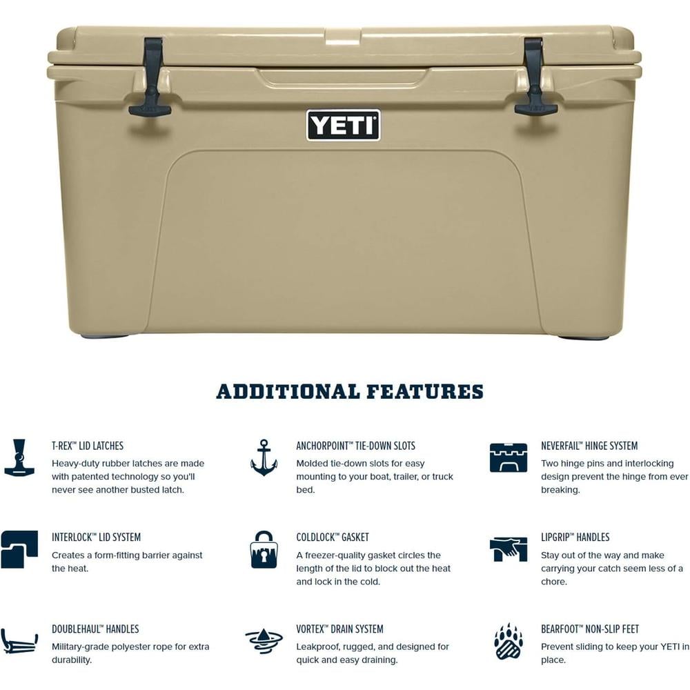 YETI TUNDRA 75 COOLER PORTÁTIL | BEIGE - 6