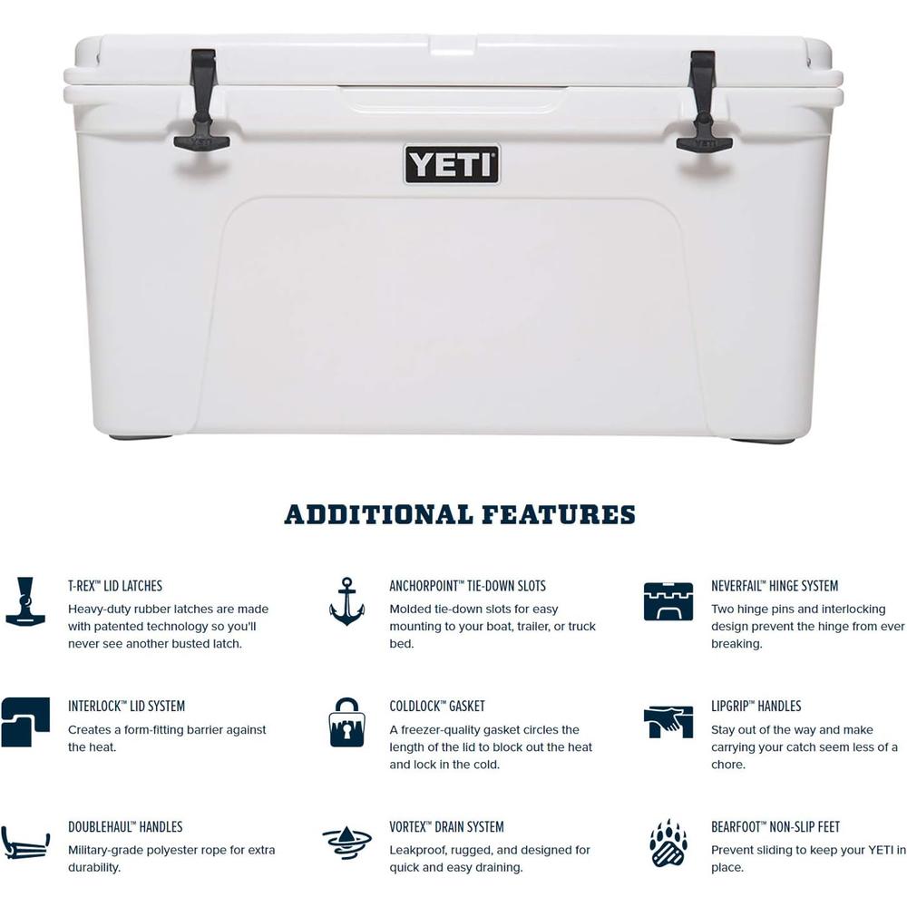 YETI TUNDRA 75 COOLER PORTÁTIL | BLANCO - 6