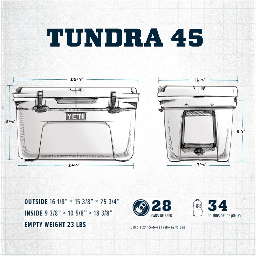 YETI TUNDRA 45 COOLER PORTÁTIL | BLANCO - 2