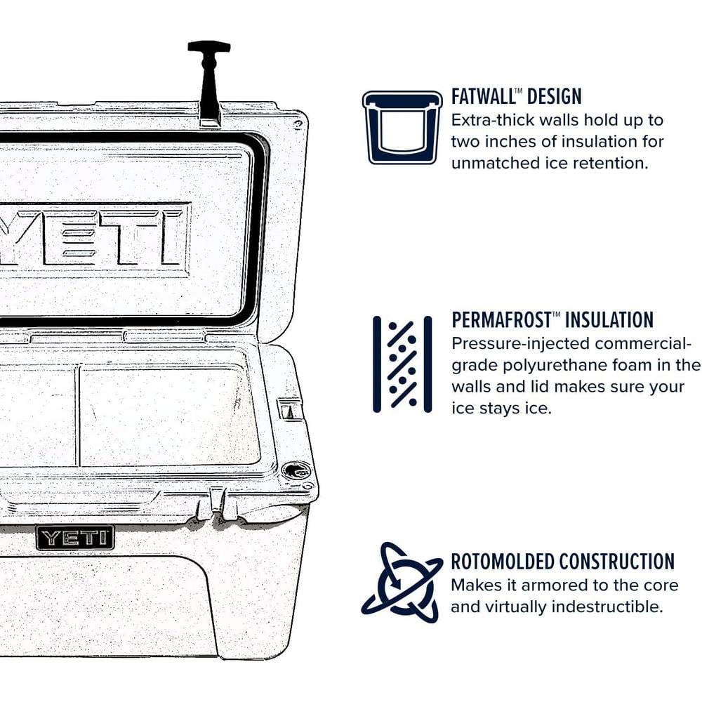 YETI TUNDRA 45 COOLER PORTÁTIL | BLANCO - 4