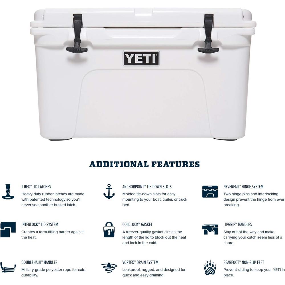 YETI TUNDRA 45 COOLER PORTÁTIL | BLANCO - 6