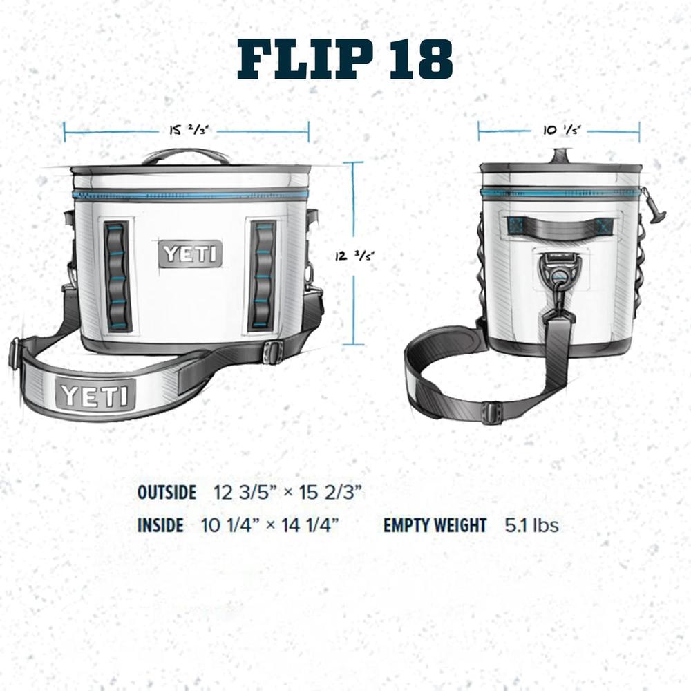 YETI HOPPER FLIP 18 COOLER PORTÁTIL | NARANJA ARCILLA - 4