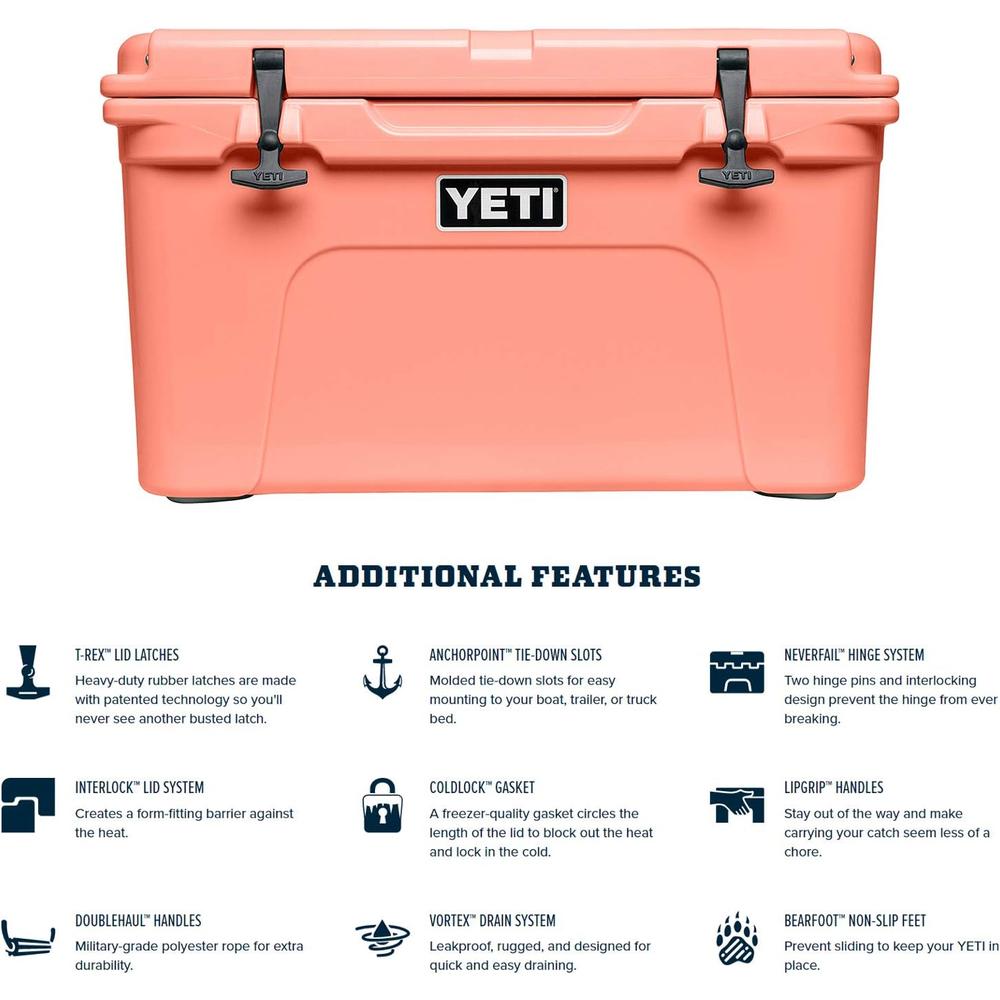 YETI TUNDRA 45 COOLER PORTÁTIL | CORAL - 6