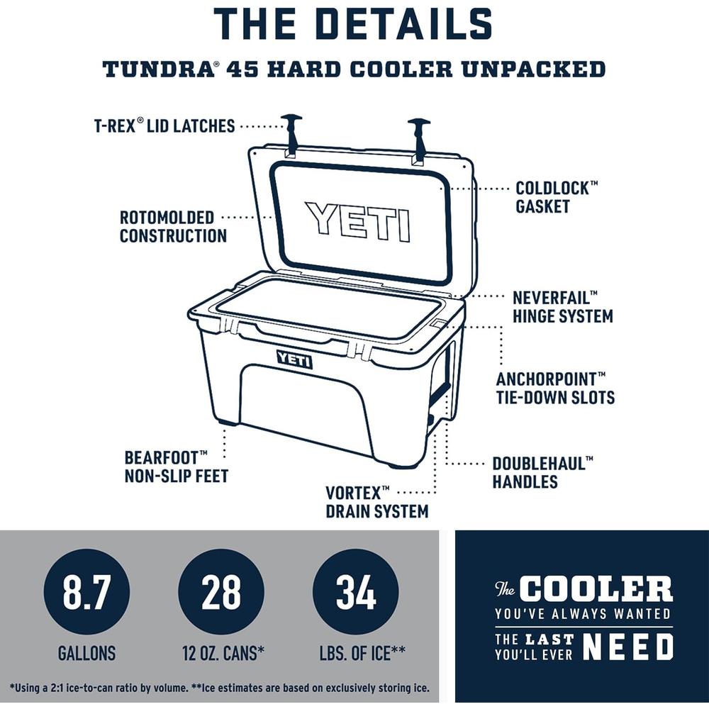 YETI TUNDRA 45 COOLER PORTÁTIL | NARANJA - 2