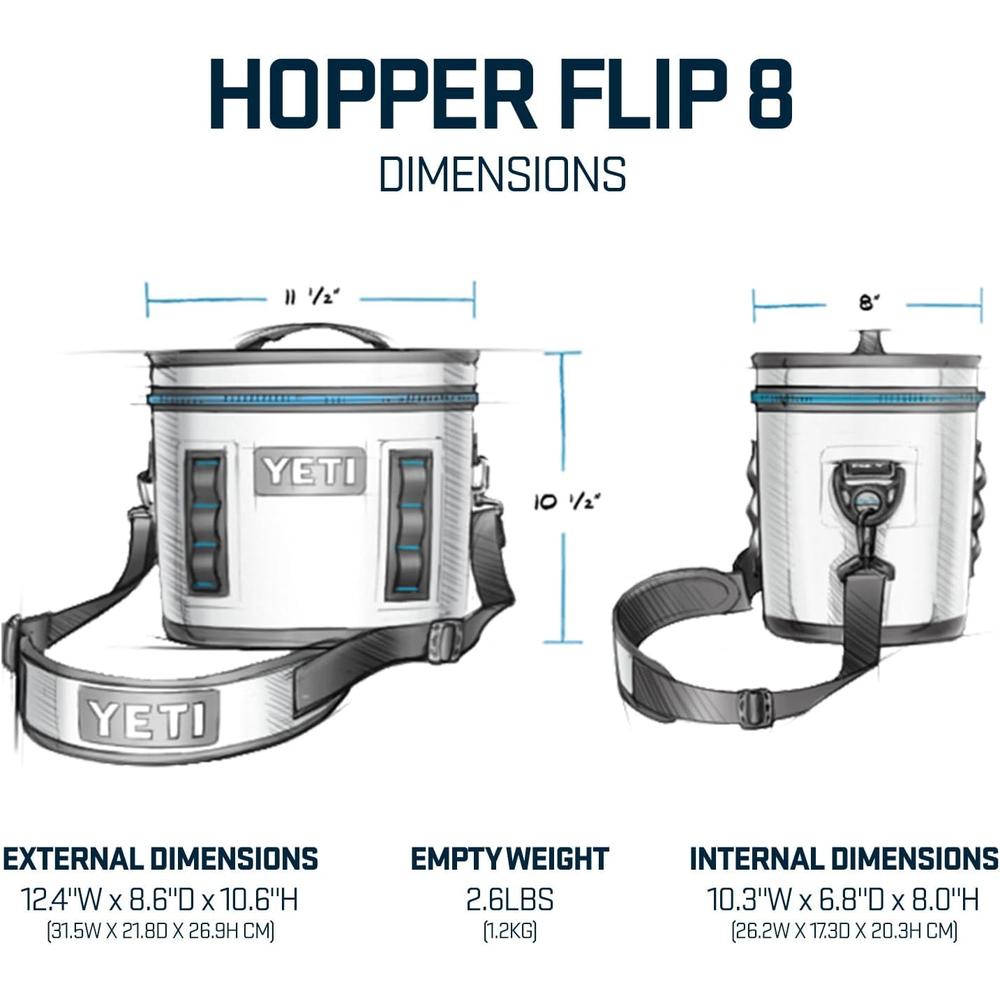 YETI HOPPER FLIP 8 COOLER PORTÁTIL | AMARILLO NEÓN - 4
