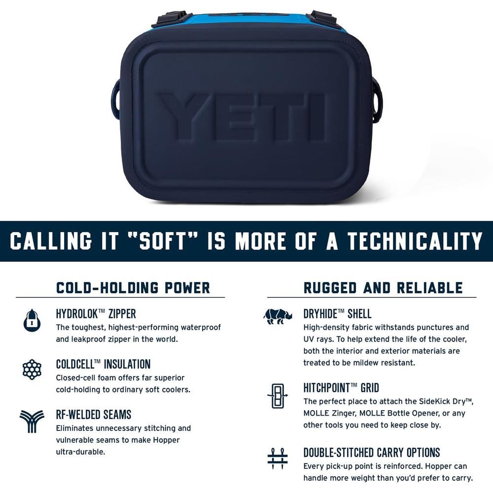 YETI HOPPER FLIP 8 COOLER PORTÁTIL | AZUL - 6