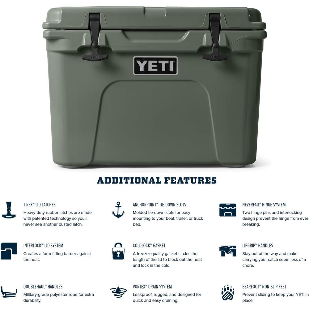 YETI TUNDRA 35 COOLER PORTÁTIL | VERDE MILITAR - 6