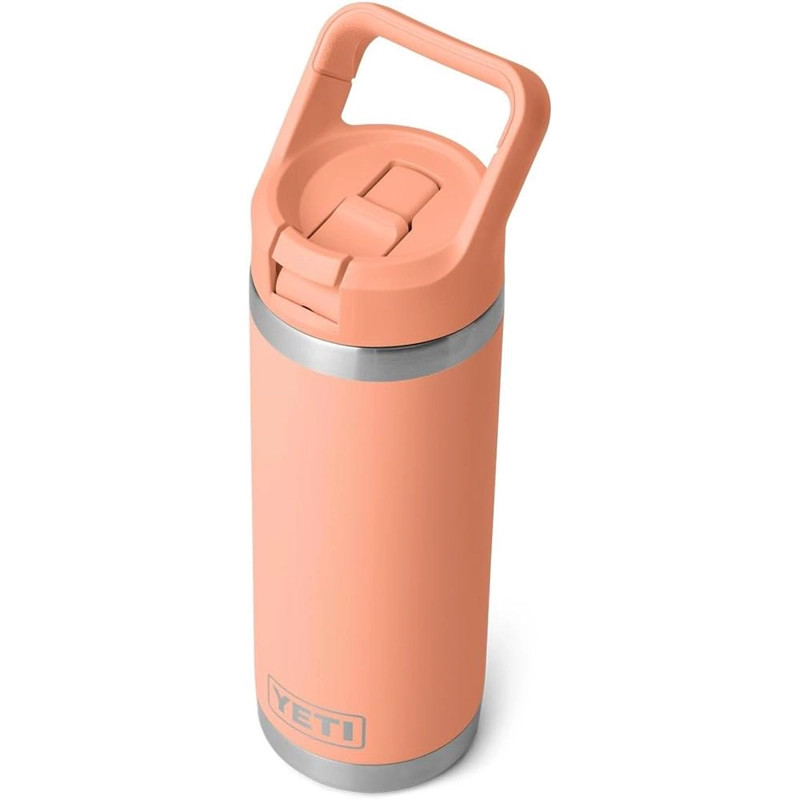 YETI BOTELLA RAMBLER CON TAPA DE CAÑITA DE 18 OZ | MELOCOTÓN - 5