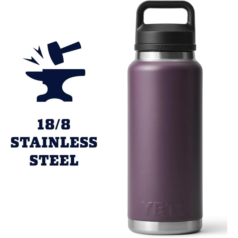 YETI BOTELLA RAMBLER CON TAPA PARA SORBOS DE 36 OZ | MORADO - 6