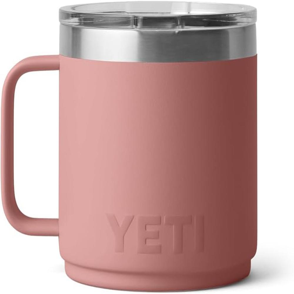 YETI RAMBLER TAZA APILABLE CON TAPA MAGSLIDER DE 14 OZ | PALO ROSA - 5