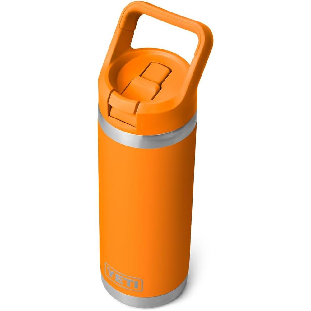 YETI BOTELLA RAMBLER CON TAPA DE CAÑITA DE 18 OZ | NARANJA - 5
