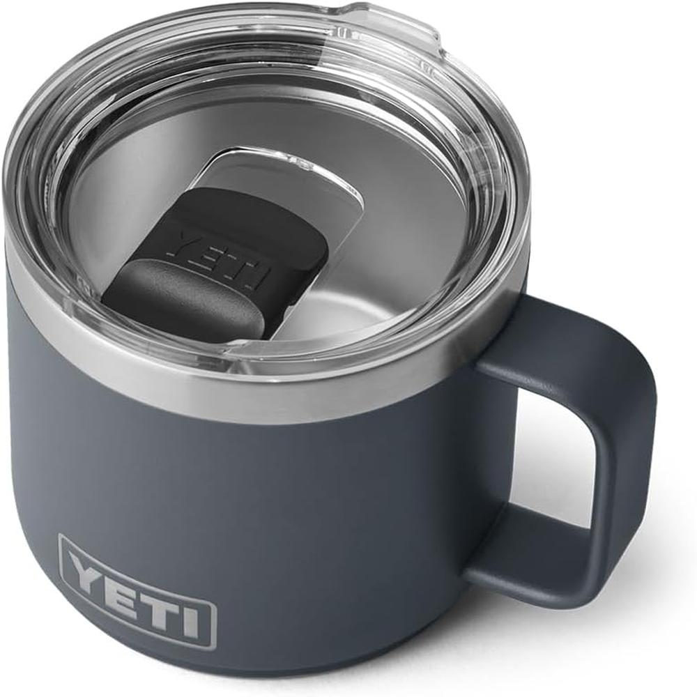 YETI RAMBLER TAZA APILABLE CON TAPA MAGSLIDER DE 14 OZ | GRIS - 1