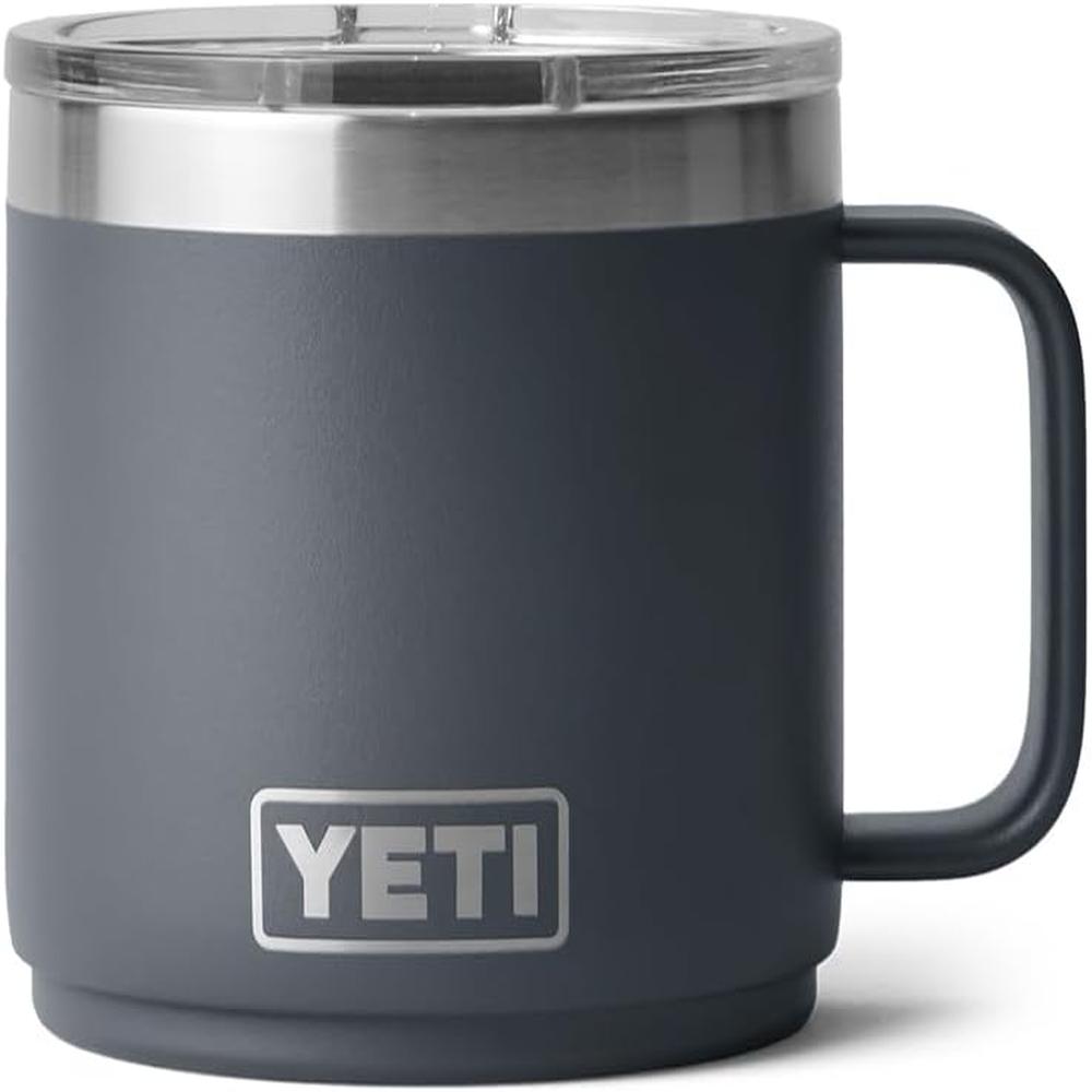 YETI RAMBLER TAZA APILABLE CON TAPA MAGSLIDER DE 14 OZ | GRIS - 4
