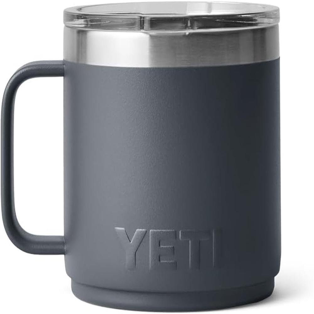YETI RAMBLER TAZA APILABLE CON TAPA MAGSLIDER DE 14 OZ | GRIS - 6