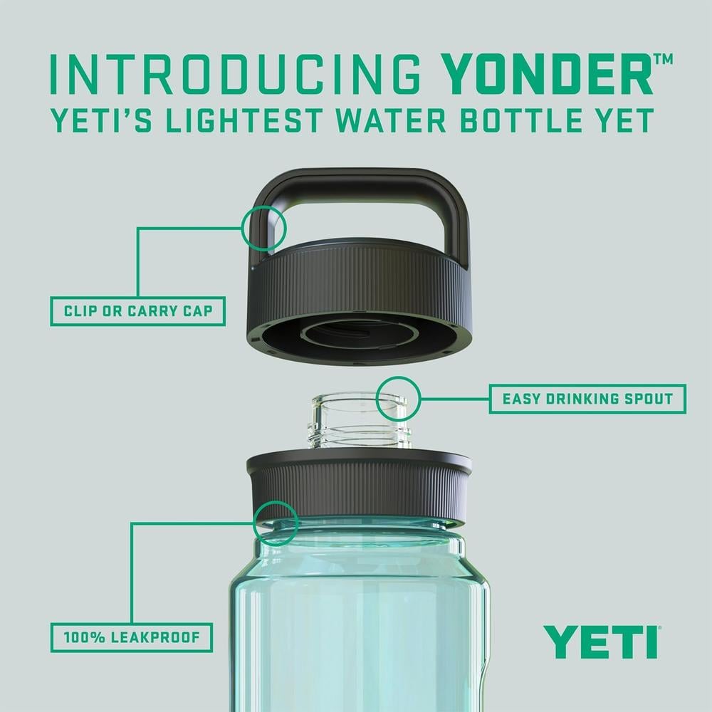 YETI BOTELLA YONDER CON TAPA CHUNG DE 20 OZ | VERDE AGUA - 2