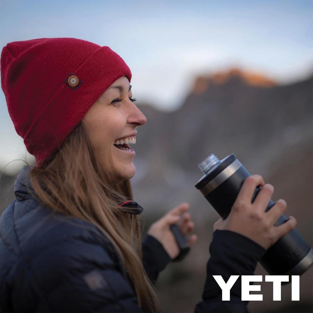 YETI BOTELLA RAMBLER CON TAPA DE CHUPÓN ROJA DE 18 OZ | BLANCO - 6