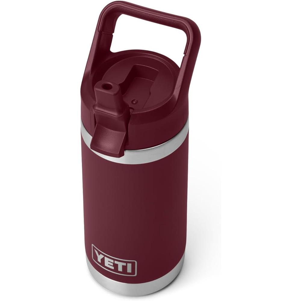 YETI BOTELLA RAMBLER JR. PARA NIÑOS CON CAÑITA DE 12 OZ | GUINDA - 1