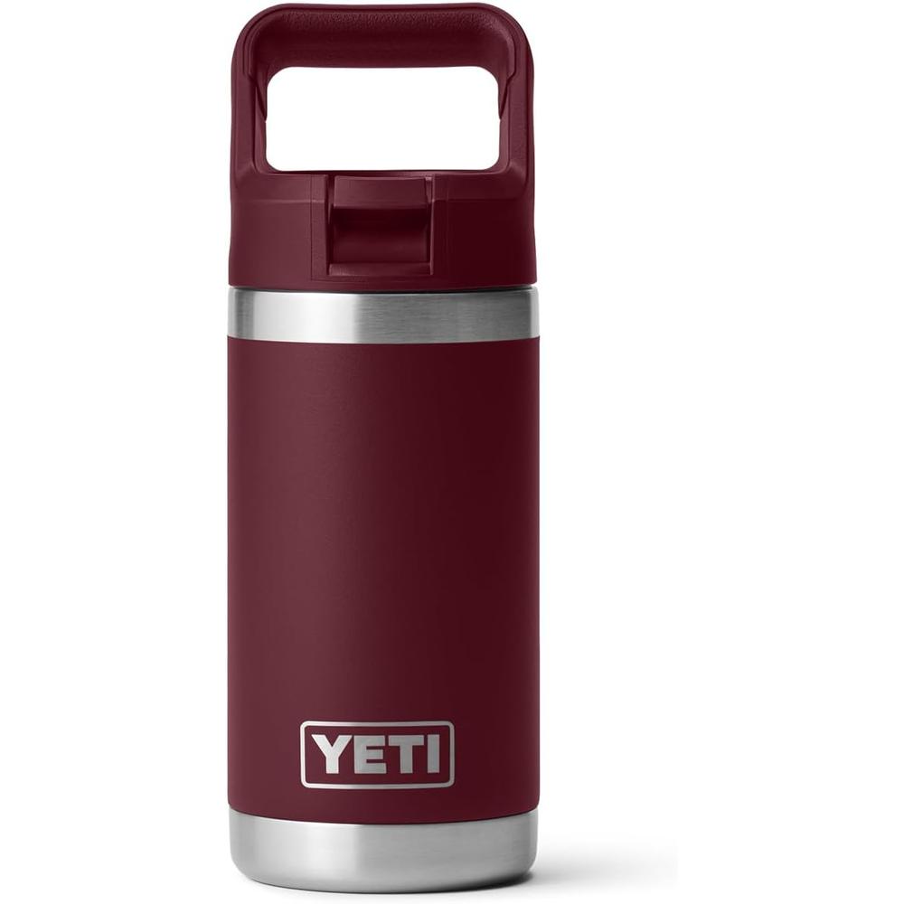 YETI BOTELLA RAMBLER JR. PARA NIÑOS CON CAÑITA DE 12 OZ | GUINDA - 3