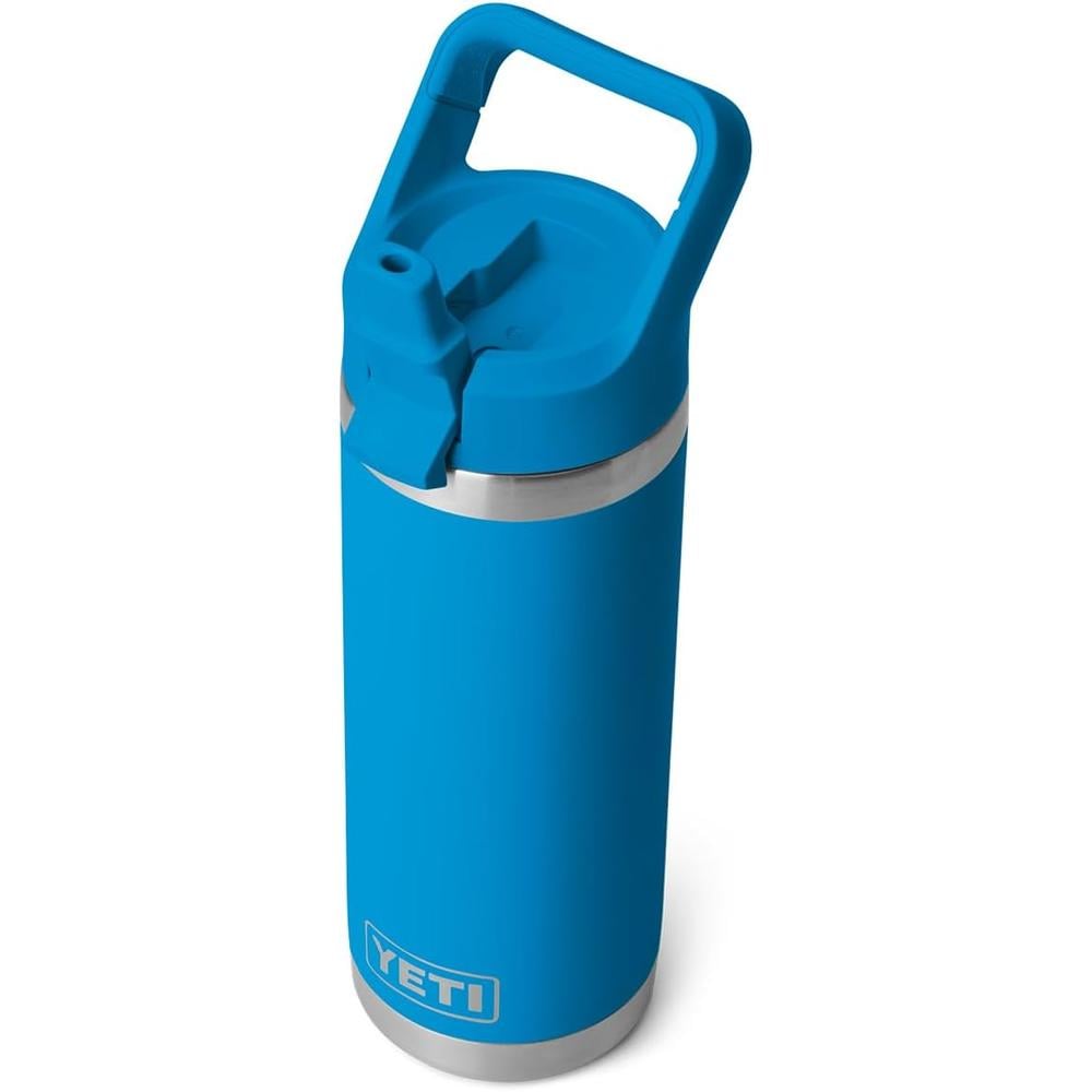 YETI BOTELLA RAMBLER CON TAPA DE CAÑITA DE 18 OZ | AZUL - 1