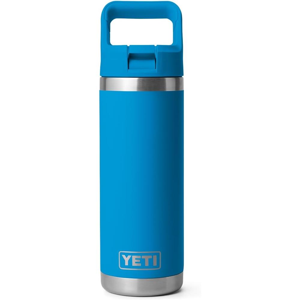 YETI BOTELLA RAMBLER CON TAPA DE CAÑITA DE 18 OZ | AZUL - 3