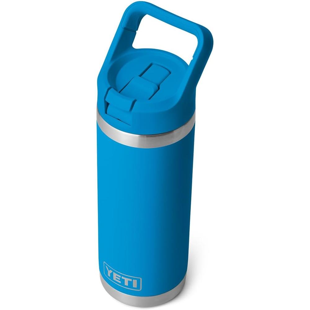 YETI BOTELLA RAMBLER CON TAPA DE CAÑITA DE 18 OZ | AZUL - 5