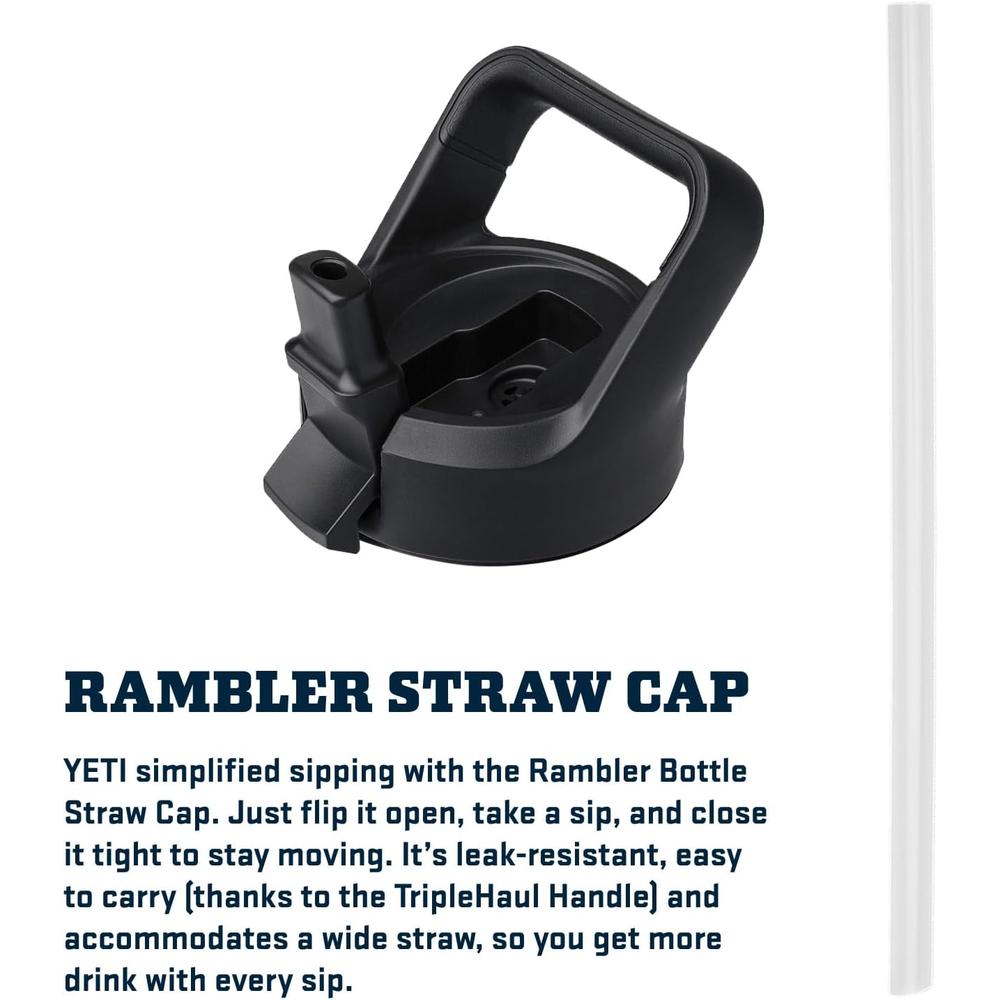 YETI BOTELLA RAMBLER CON TAPA DE CAÑITA DE 18 OZ | AZUL - 6