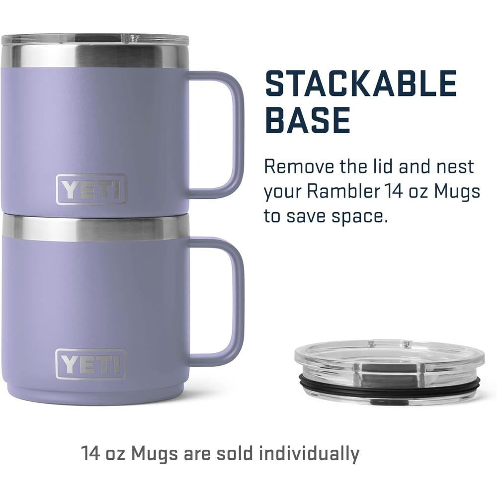YETI RAMBLER TAZA APILABLE CON TAPA MAGSLIDER DE 14 OZ | LILA - 2