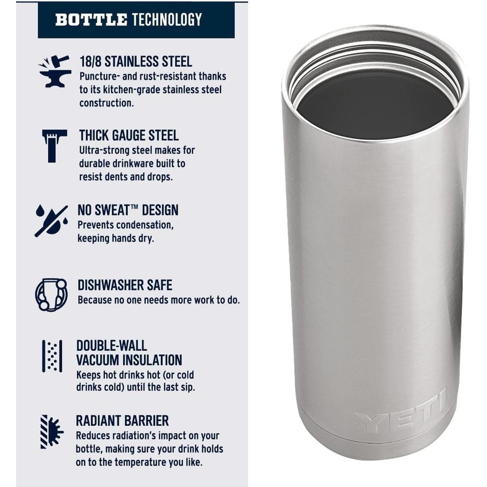 YETI BOTELLA RAMBLER TÉRMICA CON TAPA HOT SHOT DE 18 OZ | MORADO - 4