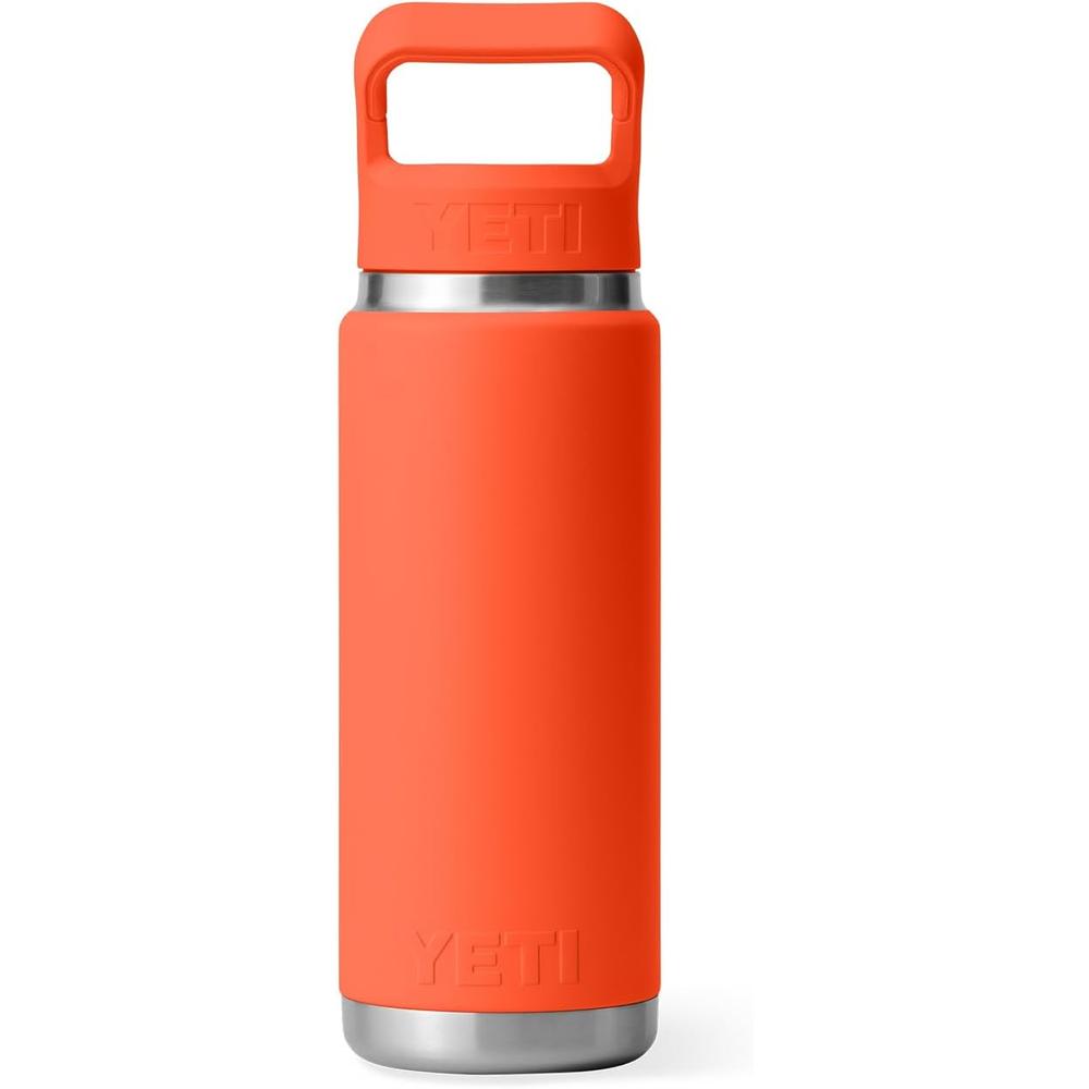 YETI BOTELLA RAMBLER CON TAPA DE CAÑITA DE 26 OZ | NARANJA FUERTE - 5