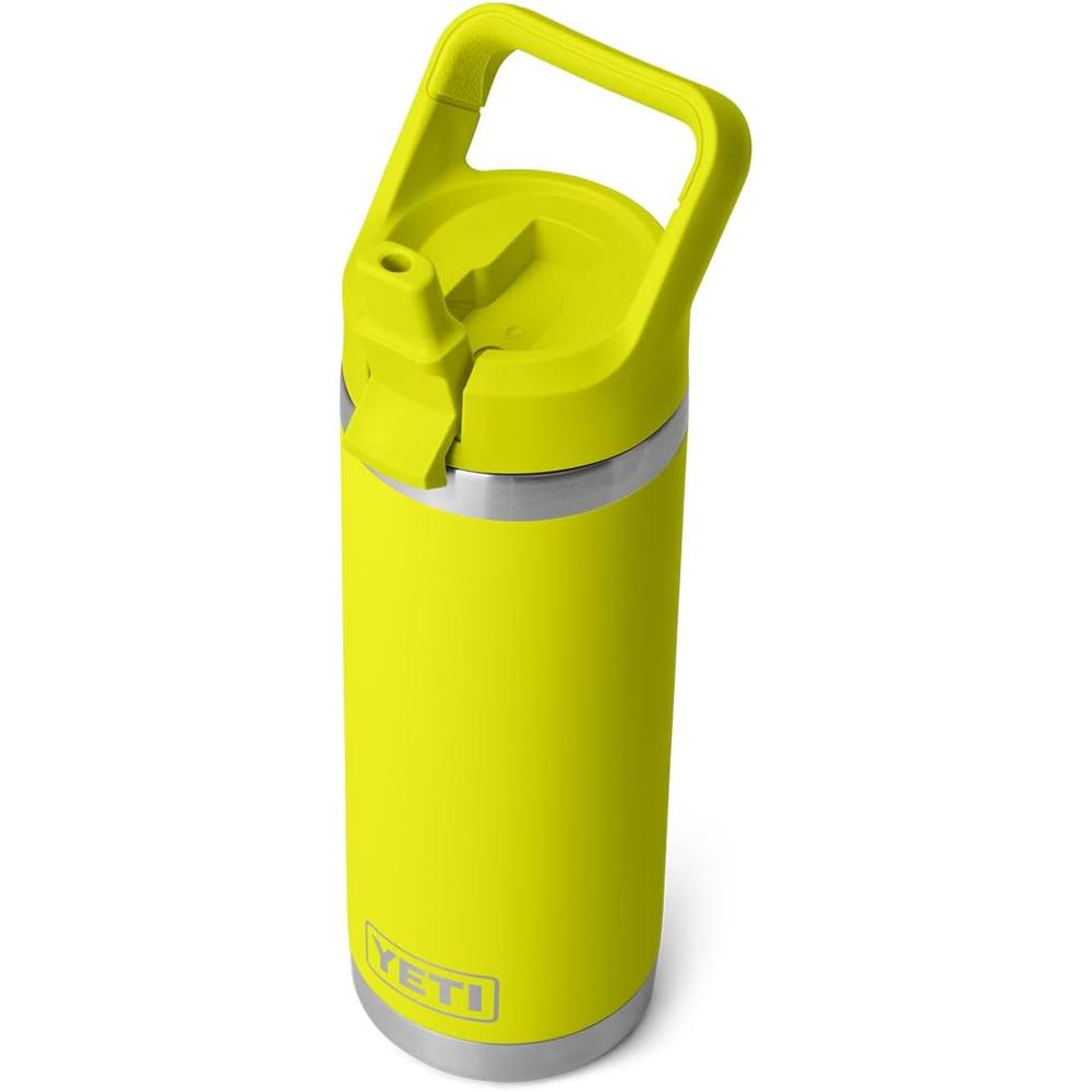 YETI BOTELLA RAMBLER CON TAPA DE CAÑITA DE 18 OZ | AMARILLO NEÓN - 1