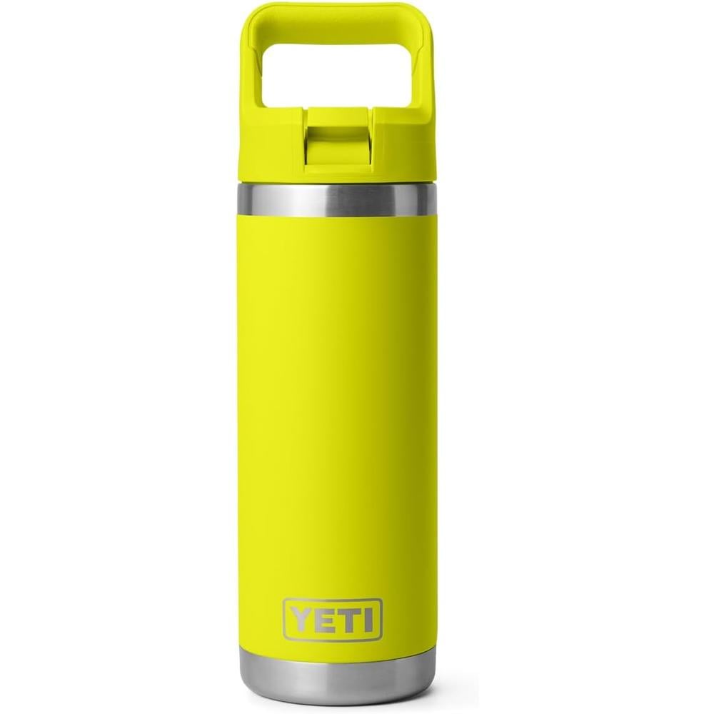 YETI BOTELLA RAMBLER CON TAPA DE CAÑITA DE 18 OZ | AMARILLO NEÓN - 3