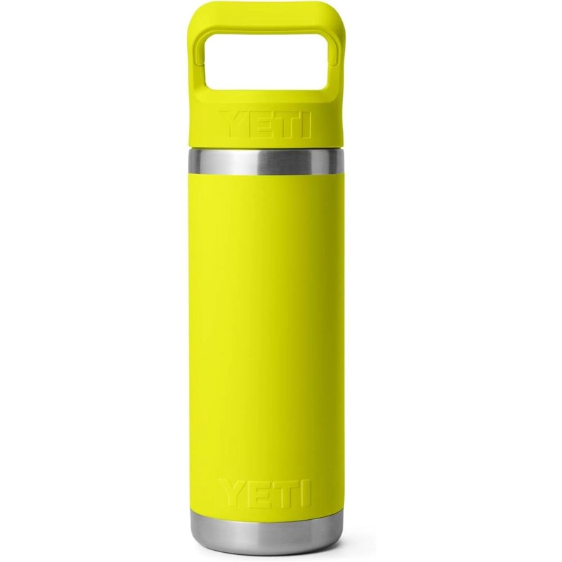 YETI BOTELLA RAMBLER CON TAPA DE CAÑITA DE 18 OZ | AMARILLO NEÓN - 5