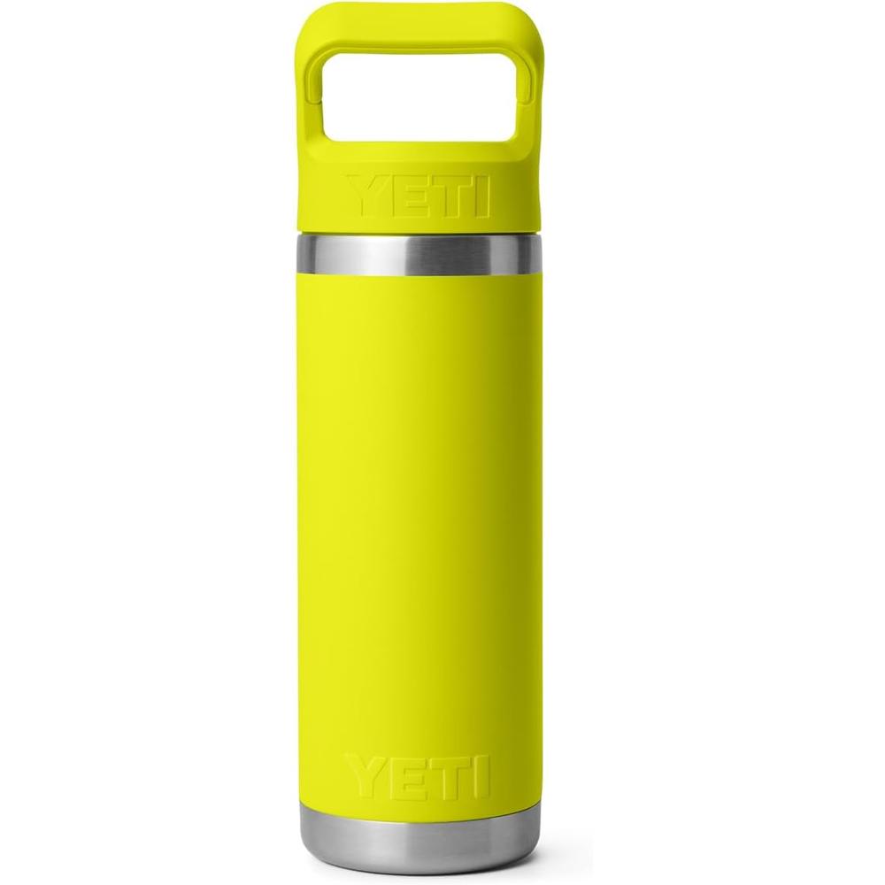 YETI BOTELLA RAMBLER CON TAPA DE CAÑITA DE 18 OZ | AMARILLO NEÓN - 5