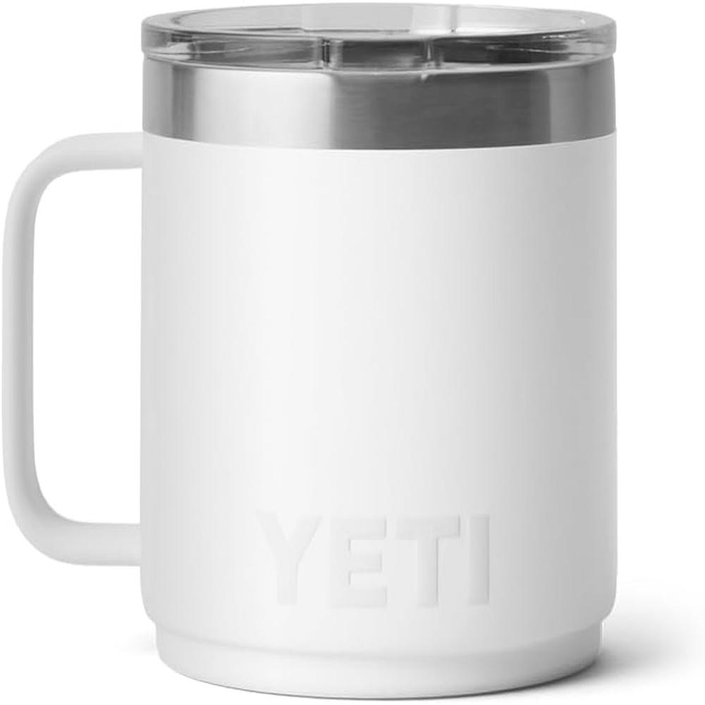 YETI RAMBLER TAZA APILABLE CON TAPA MAGSLIDER DE 14 OZ | BLANCO - 6