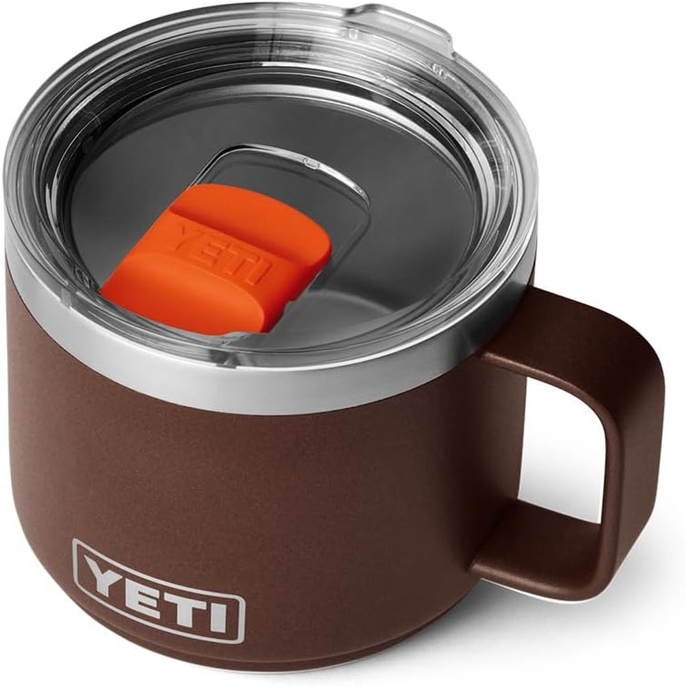 YETI RAMBLER TAZA APILABLE CON TAPA MAGSLIDER DE 14 OZ | MARRÓN - 1