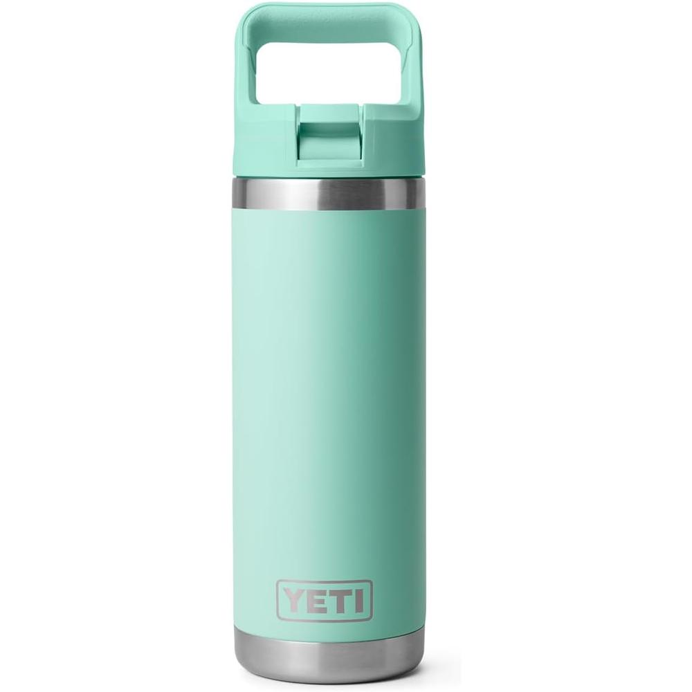 YETI BOTELLA RAMBLER CON TAPA DE CAÑITA DE 18 OZ | VERDE AGUA - 3