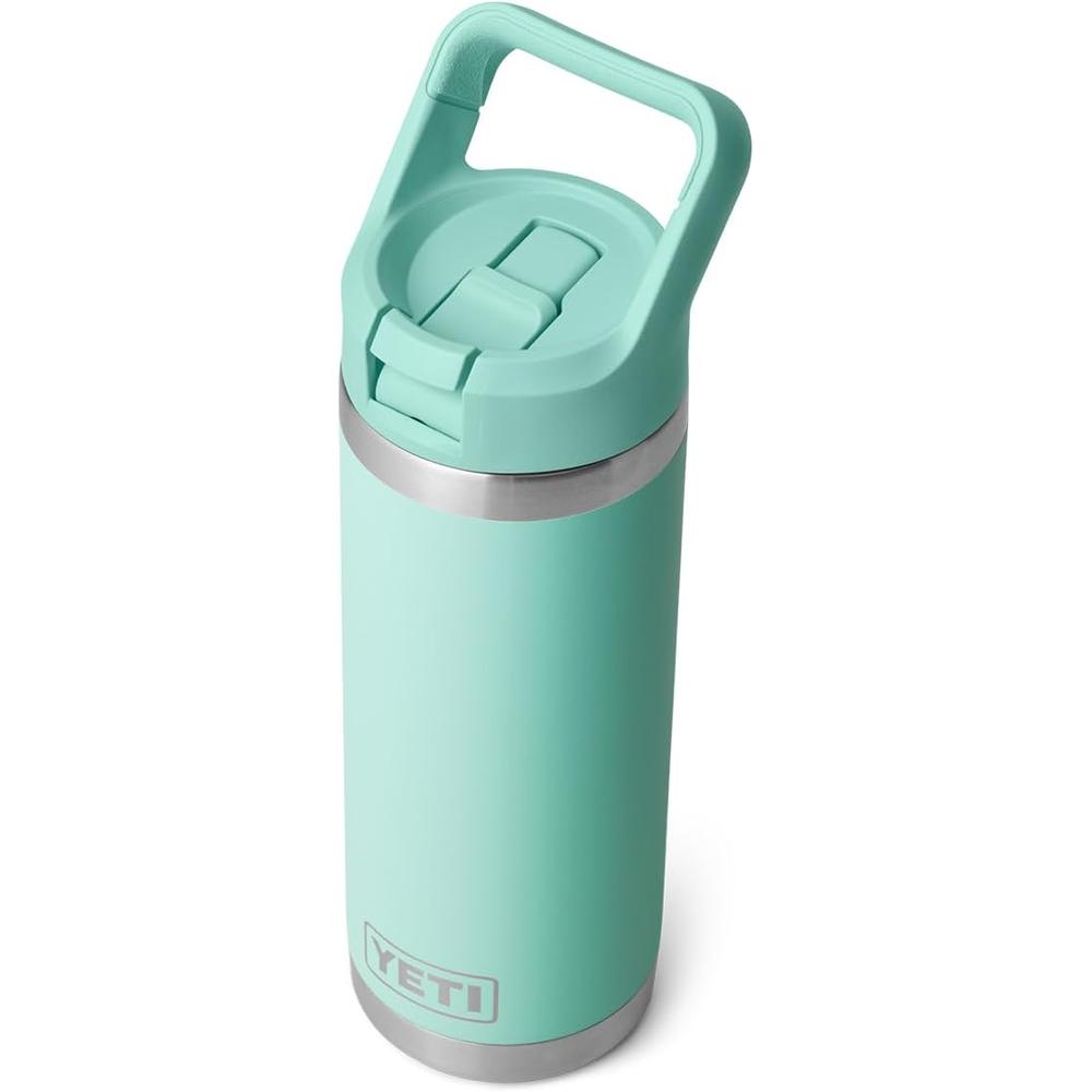 YETI BOTELLA RAMBLER CON TAPA DE CAÑITA DE 18 OZ | VERDE AGUA - 5