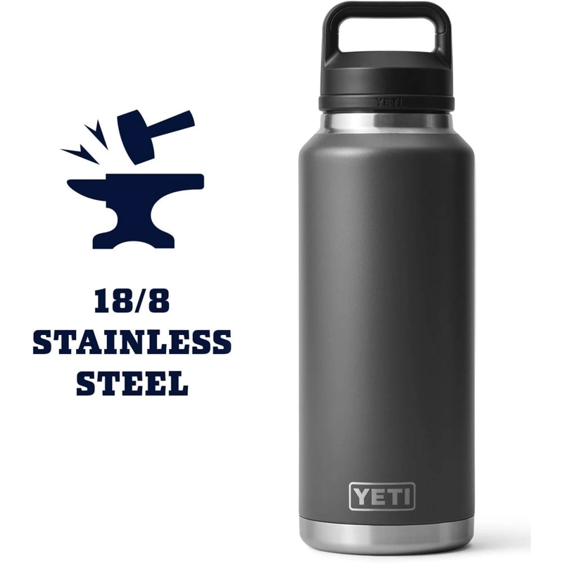 YETI BOTELLA RAMBLER CON TAPA DE CHUPÓN DE 46 OZ | GRIS - 5
