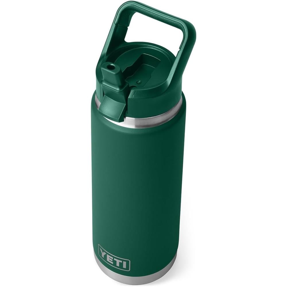 YETI BOTELLA RAMBLER CON TAPA DE CAÑITA DE 26 OZ | VERDE OSCURO - 1