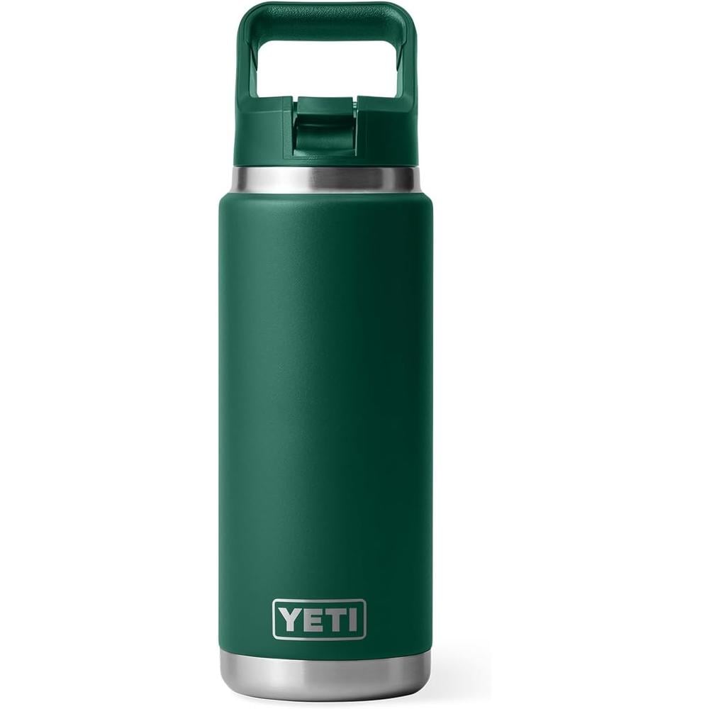 YETI BOTELLA RAMBLER CON TAPA DE CAÑITA DE 26 OZ | VERDE OSCURO - 3