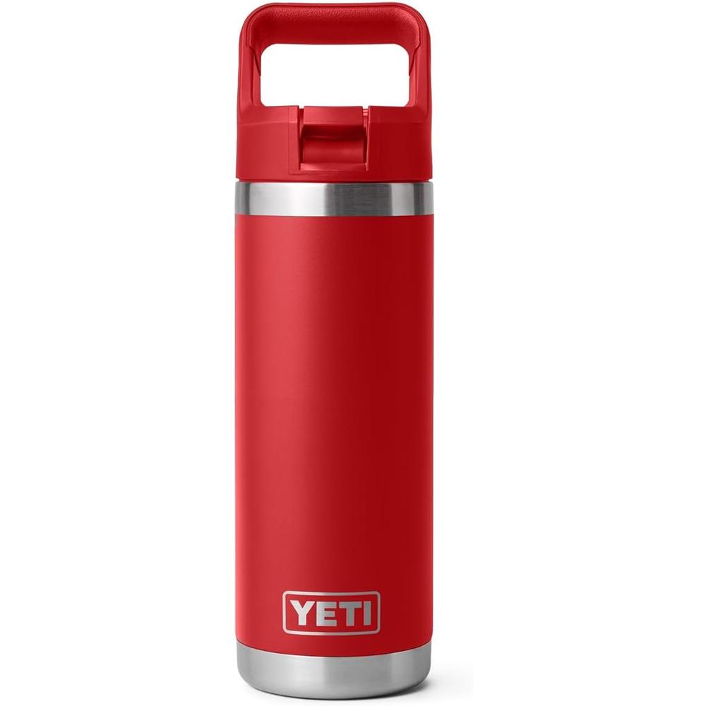 YETI BOTELLA RAMBLER CON TAPA DE CAÑITA DE 18 OZ | ROJO - 3