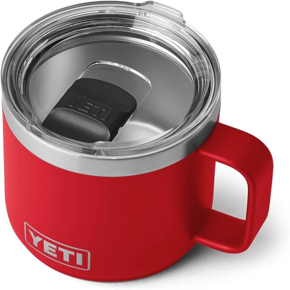 YETI RAMBLER TAZA APILABLE CON TAPA MAGSLIDER DE 14 OZ | ROJO - 1