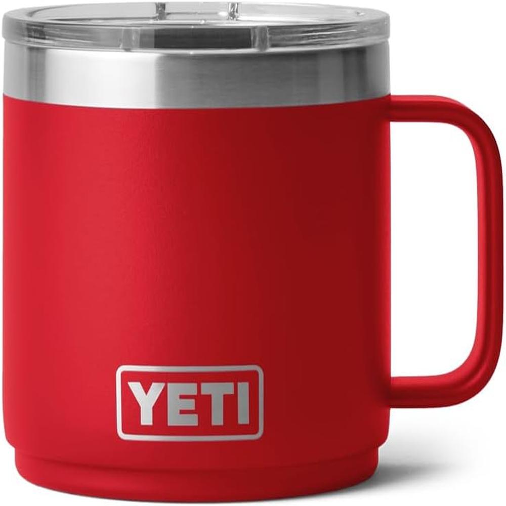 YETI RAMBLER TAZA APILABLE CON TAPA MAGSLIDER DE 14 OZ | ROJO - 4