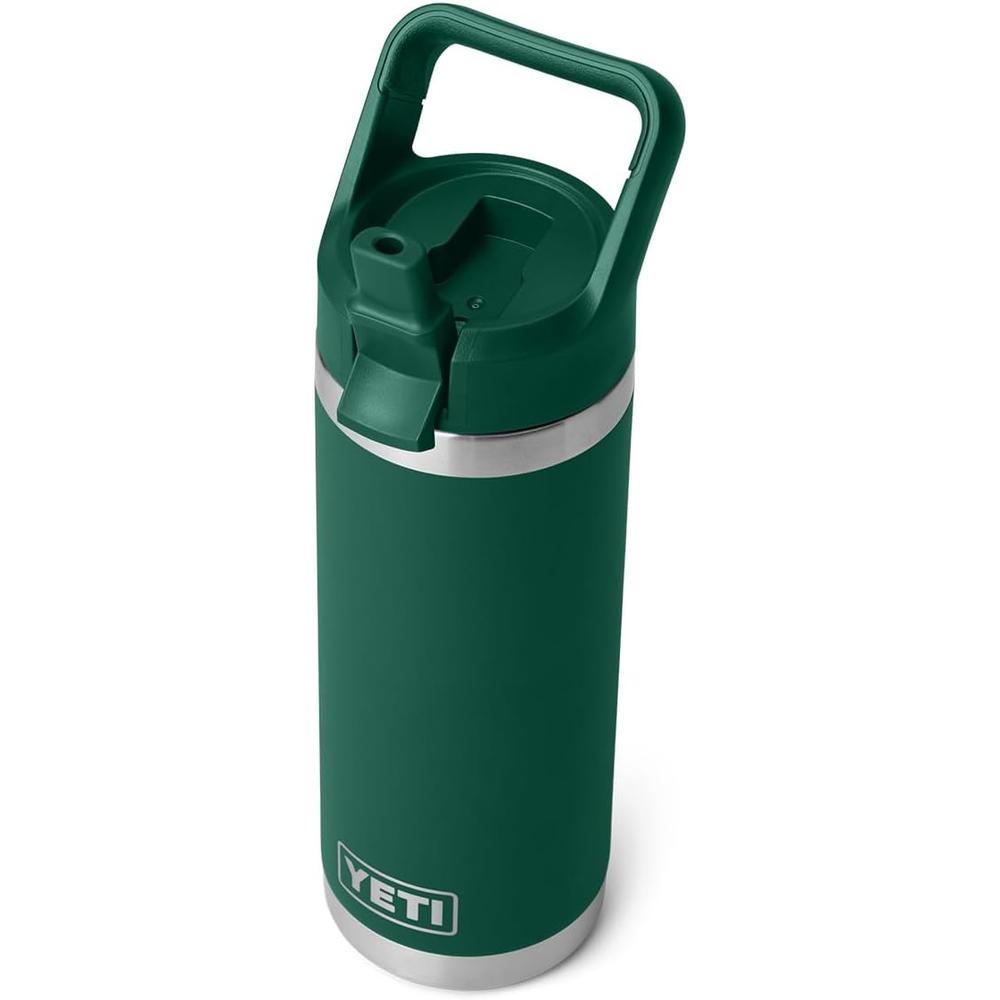 YETI BOTELLA RAMBLER CON TAPA DE CAÑITA DE 18 OZ | VERDE OSCURO - 1