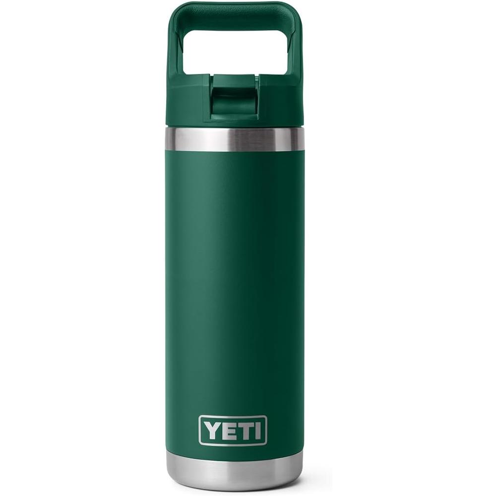 YETI BOTELLA RAMBLER CON TAPA DE CAÑITA DE 18 OZ | VERDE OSCURO - 3