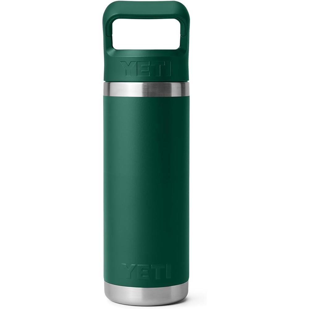 YETI BOTELLA RAMBLER CON TAPA DE CAÑITA DE 18 OZ | VERDE OSCURO - 5