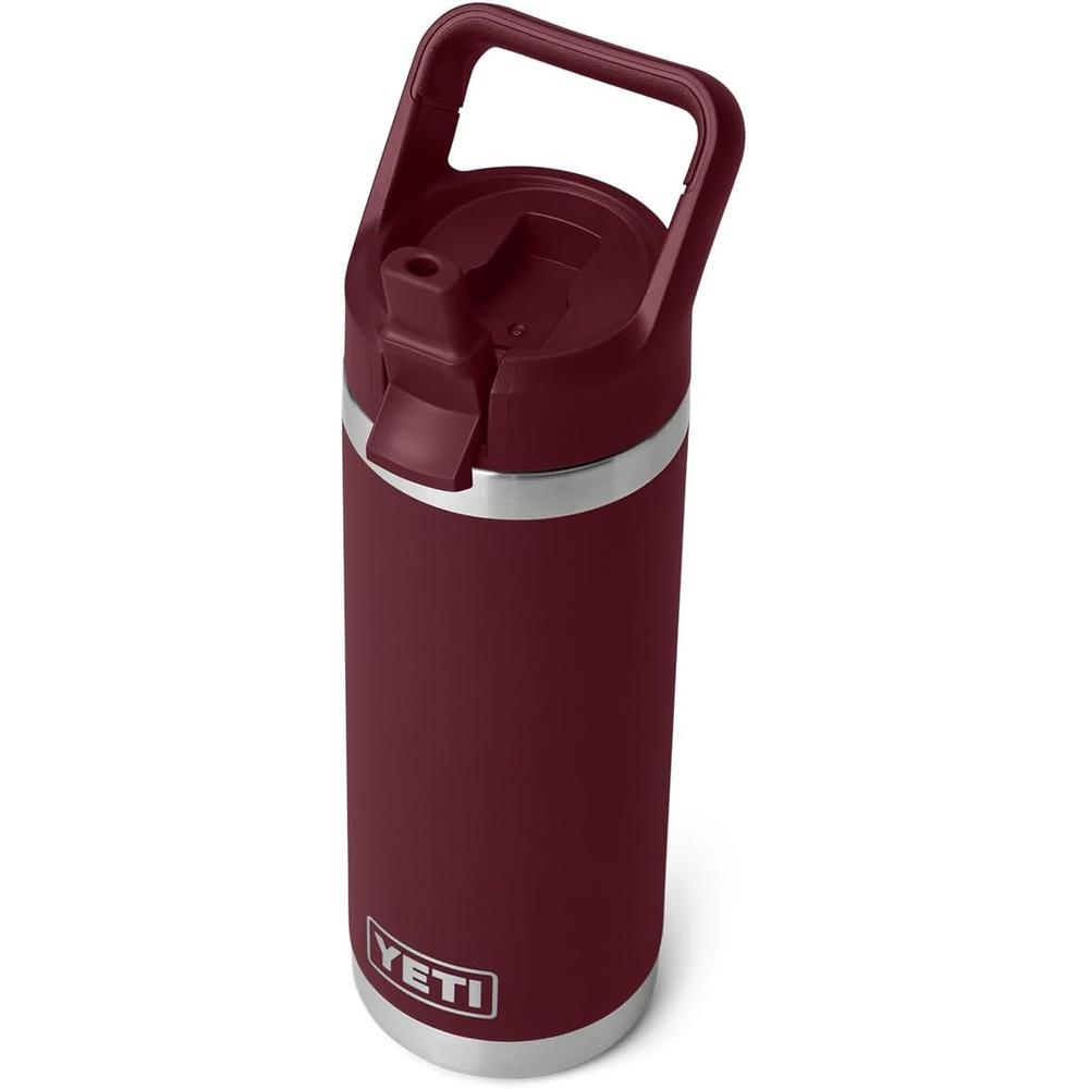 YETI BOTELLA RAMBLER CON TAPA DE CAÑITA DE 18 OZ | GUINDA - 1