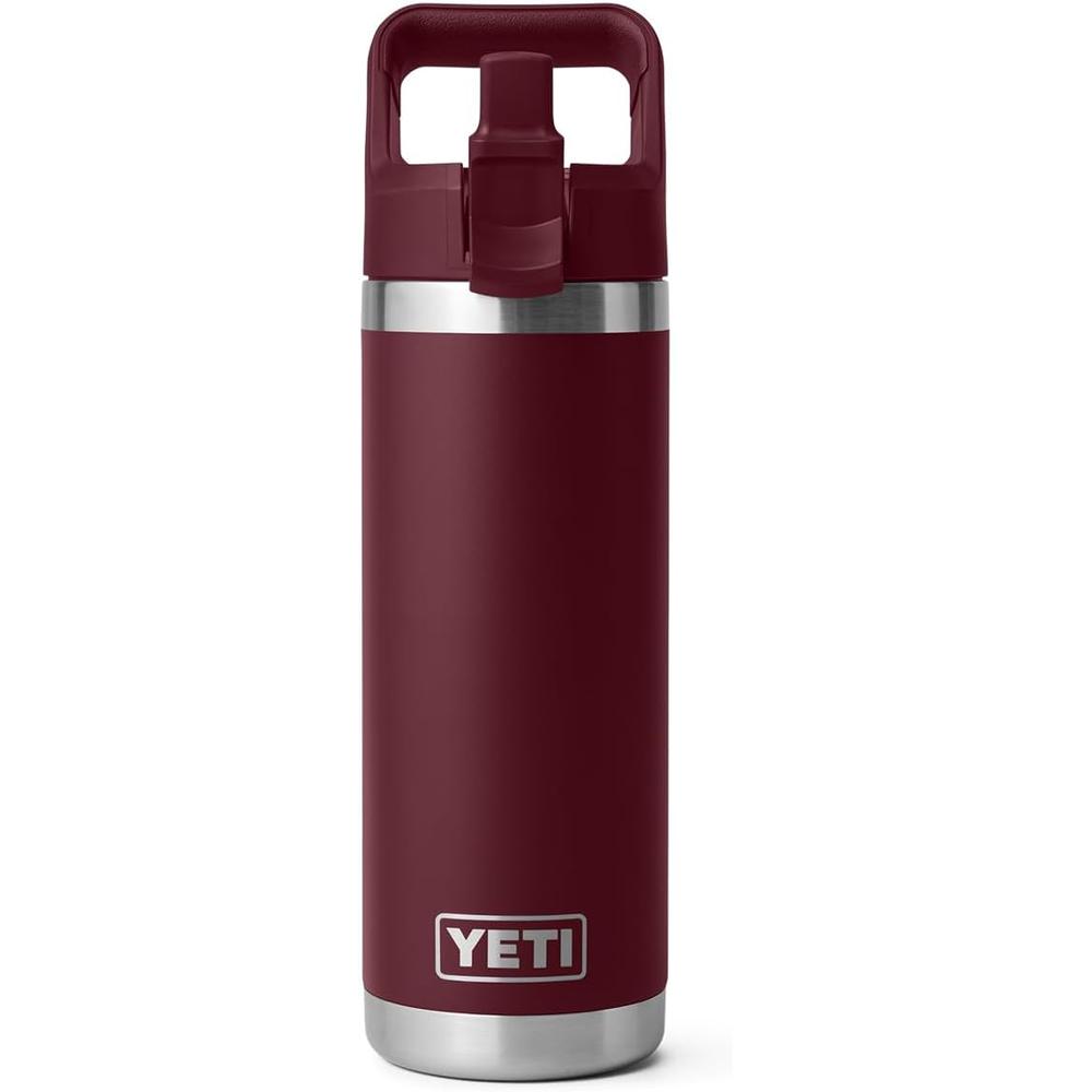 YETI BOTELLA RAMBLER CON TAPA DE CAÑITA DE 18 OZ | GUINDA - 3