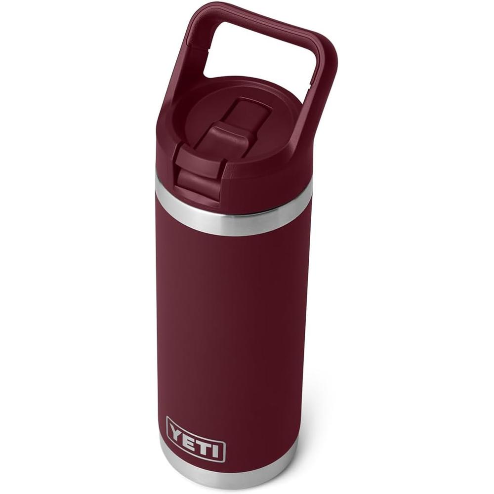 YETI BOTELLA RAMBLER CON TAPA DE CAÑITA DE 18 OZ | GUINDA - 5